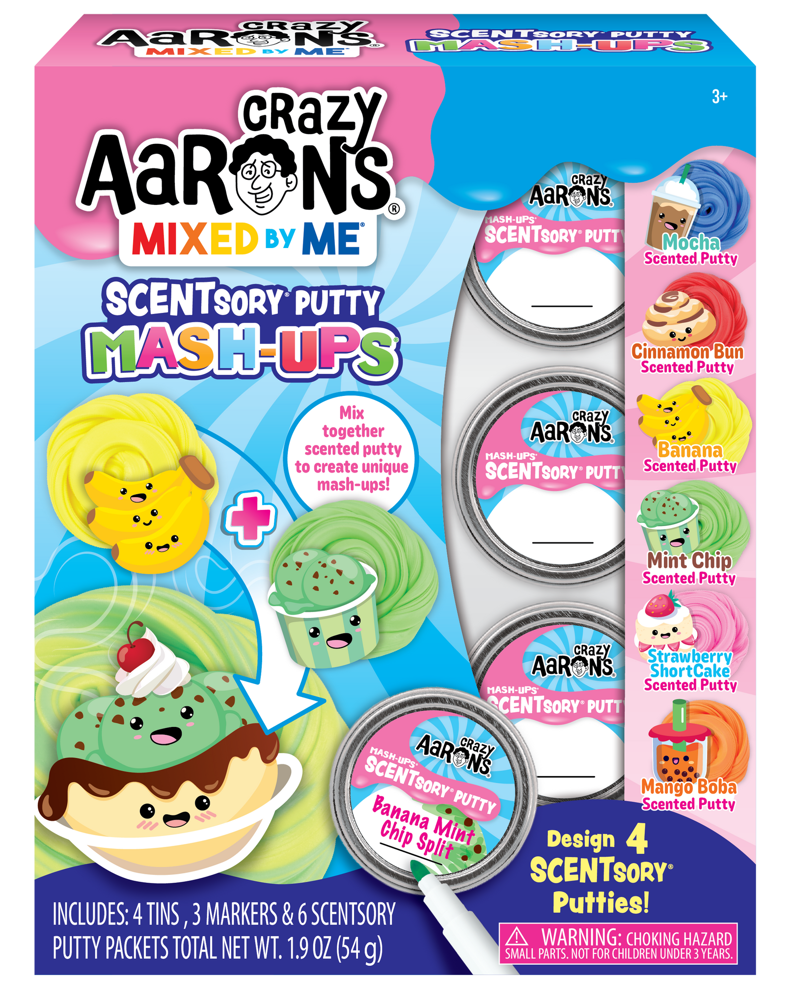 crazy aarons mixed by me kit - scentsory putty mash-ups