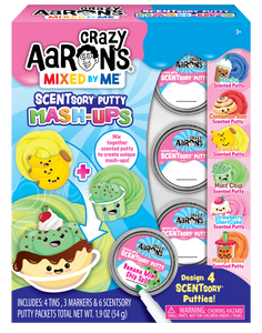 crazy aarons mixed by me kit - scentsory putty mash-ups