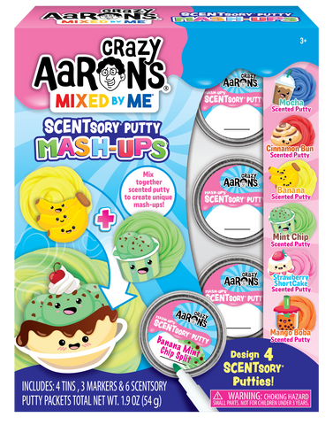 crazy aarons mixed by me kit - scentsory putty mash-ups