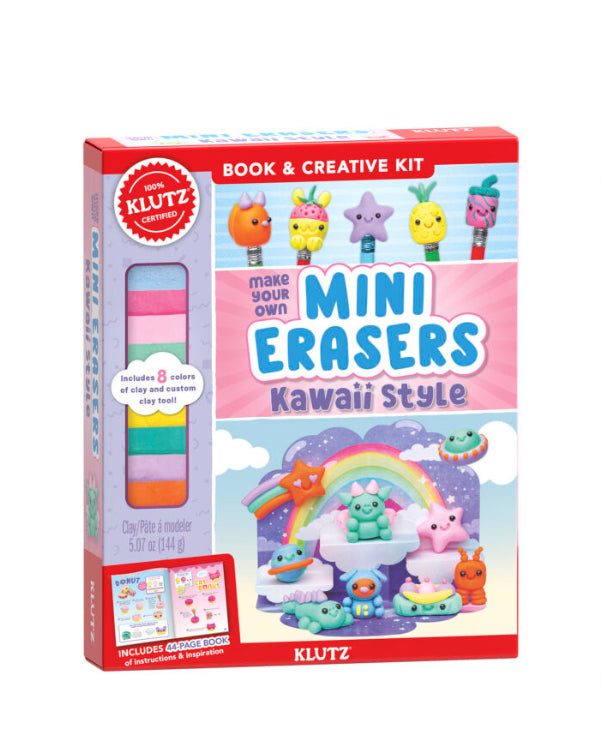 make your own mini erasers kawaii style