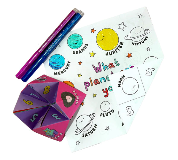 diy fortune tellers activity set