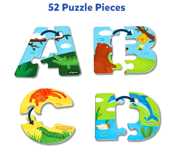 the animal alphabet puzzle