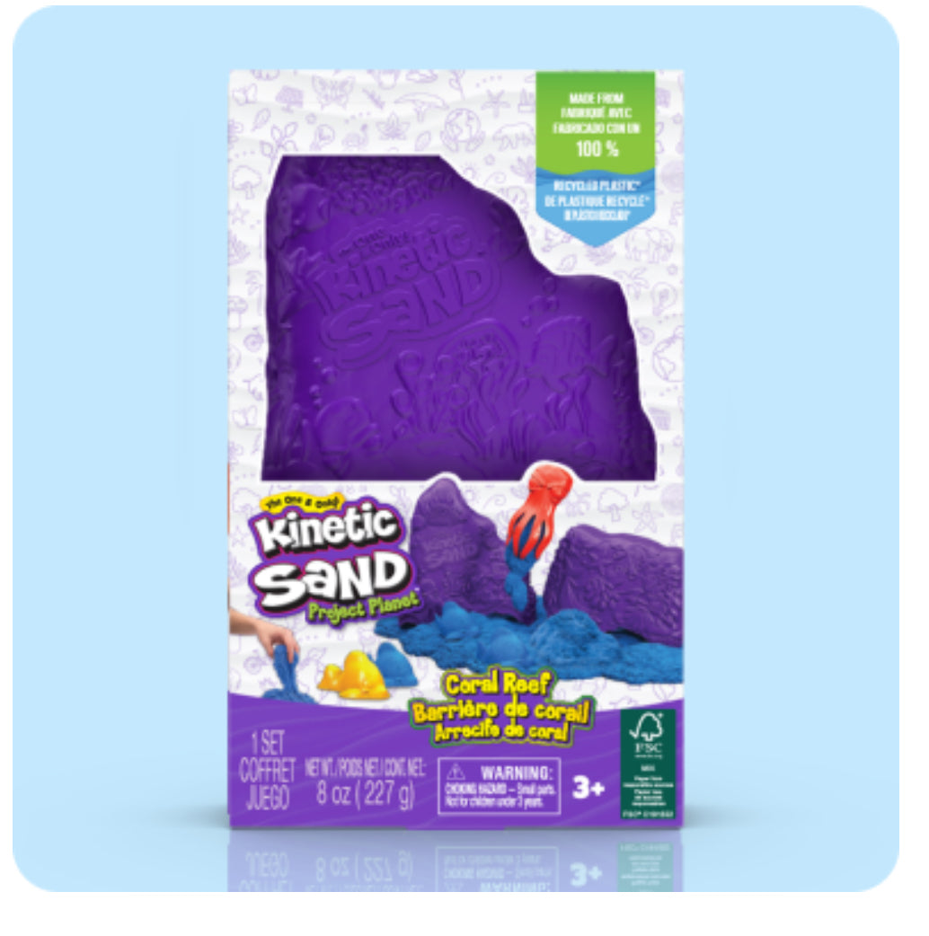 kinetic sand coral reef