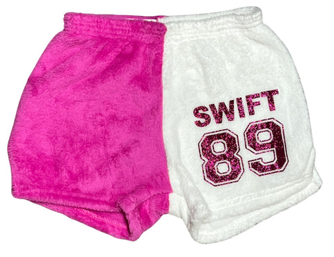 swiftie 89 fuzzie shorts