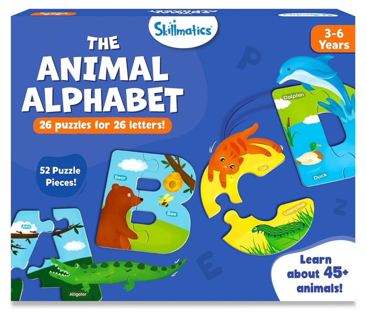 the animal alphabet puzzle