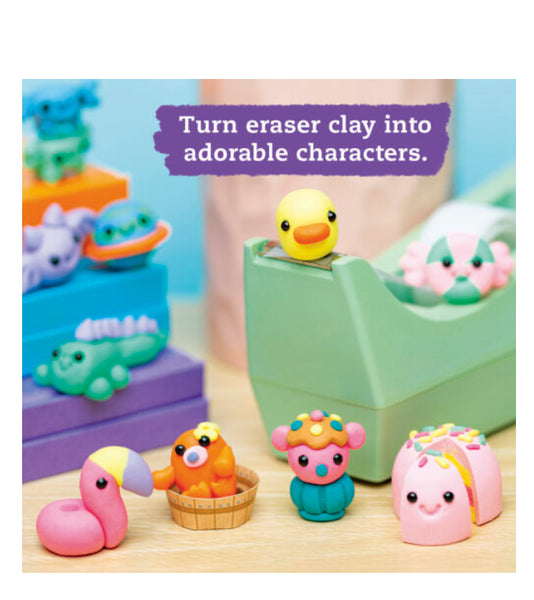 make your own mini erasers kawaii style