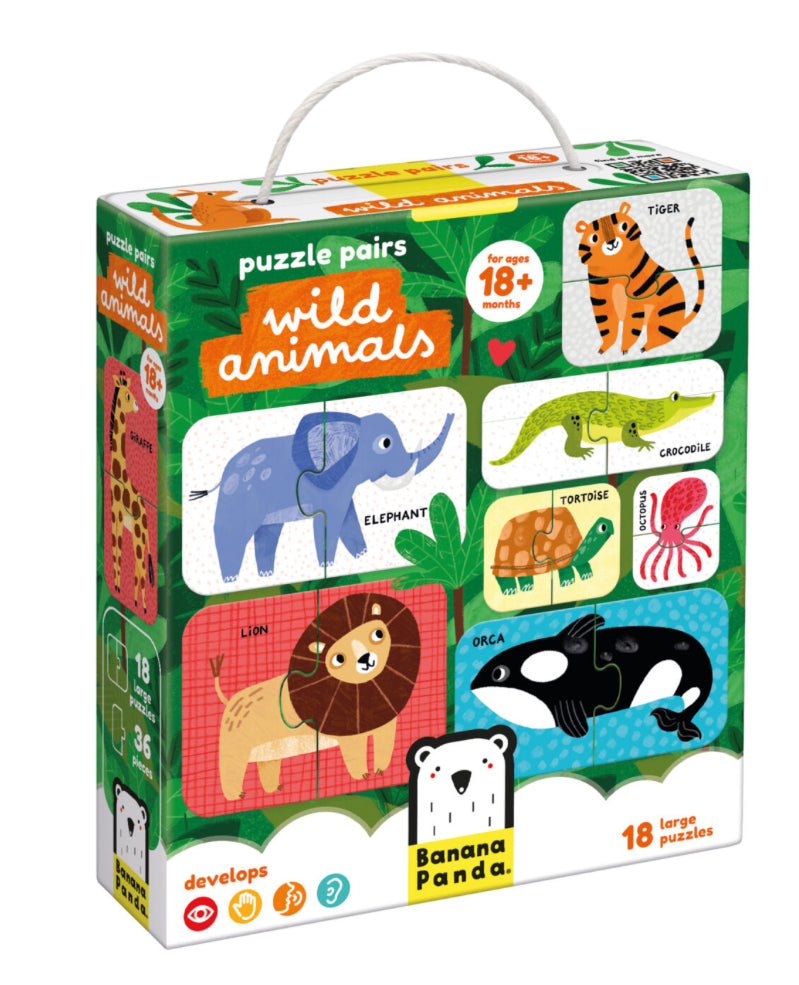 puzzle pairs - wild animals