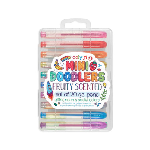 mini doodlers fruity scented gel pens