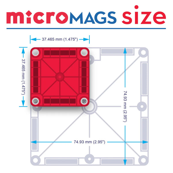 magna-tiles micromags travel set