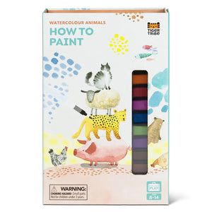 how to paint watercolor animals