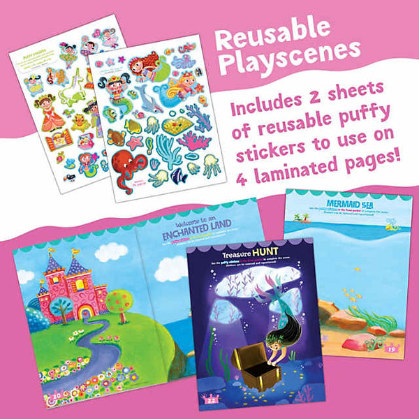 mermaid princess and fairy friends sticker activity book