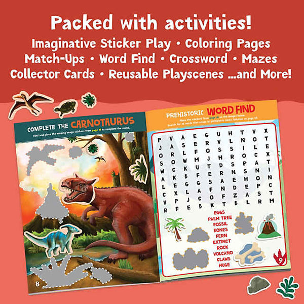 dinosaur sticker activity book