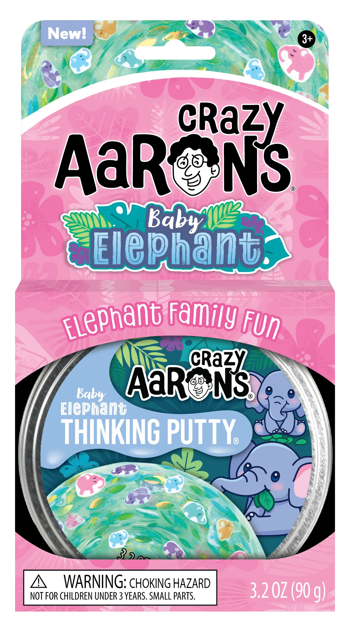 crazy aaron’s thinking putty - baby elephant