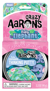 crazy aaron’s thinking putty - baby elephant