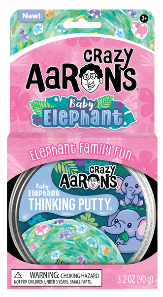 crazy aaron’s thinking putty - baby elephant