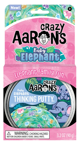 crazy aaron’s thinking putty - baby elephant