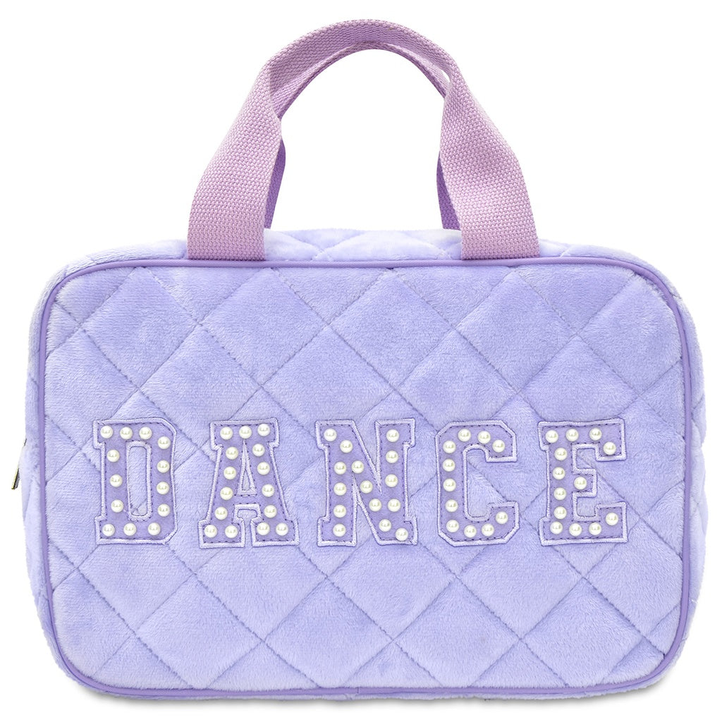 dance quilted cosmetic bag