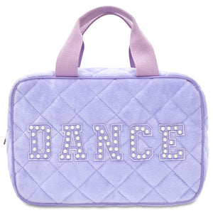 dance quilted cosmetic bag