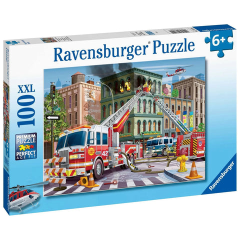 fire truck rescue - 100 piece puzzle