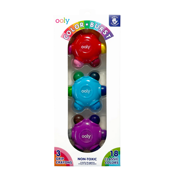 color burst - grip crayons