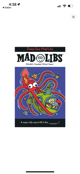 mad libs - assorted titles