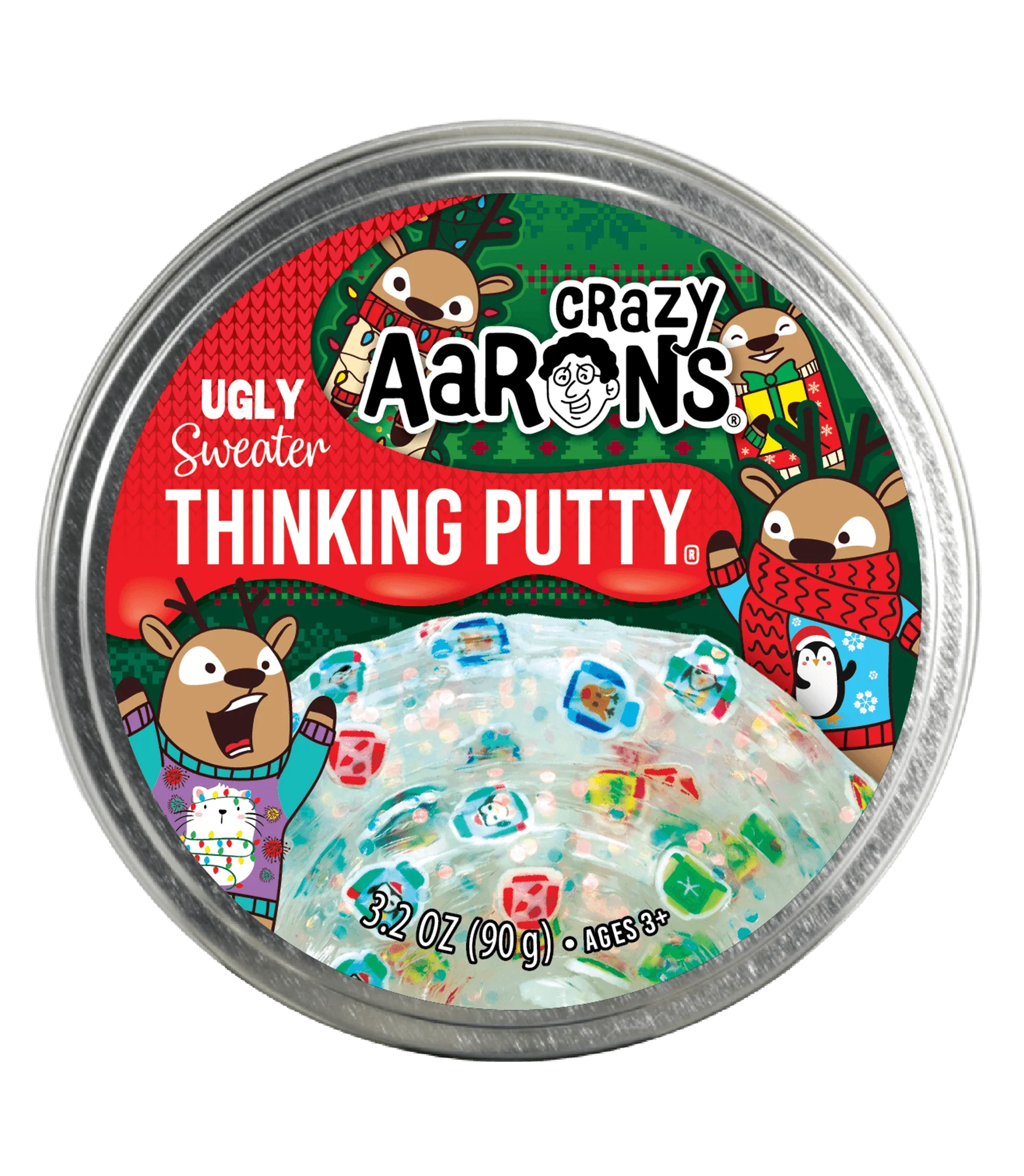 crazy aaron’s thinking putty - ugly sweater