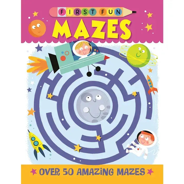 first fun - mazes or dot to dot