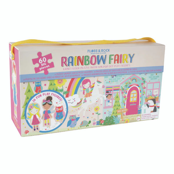 rainbow fairy giant floor puzzle - 60 pieces