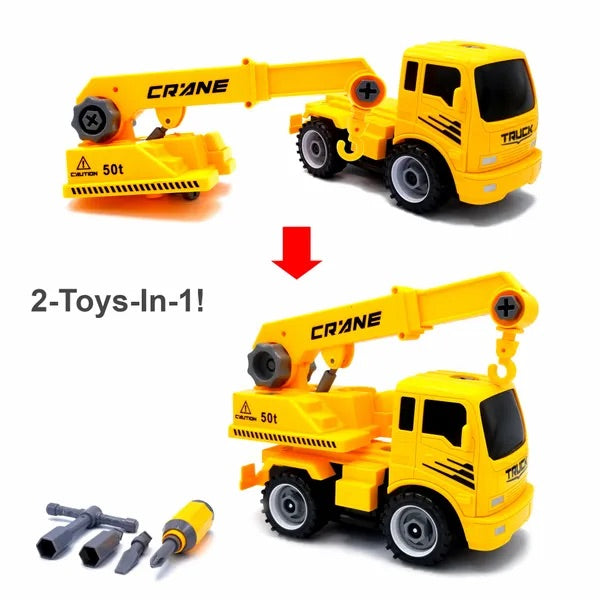construct a truck - mixer or crane