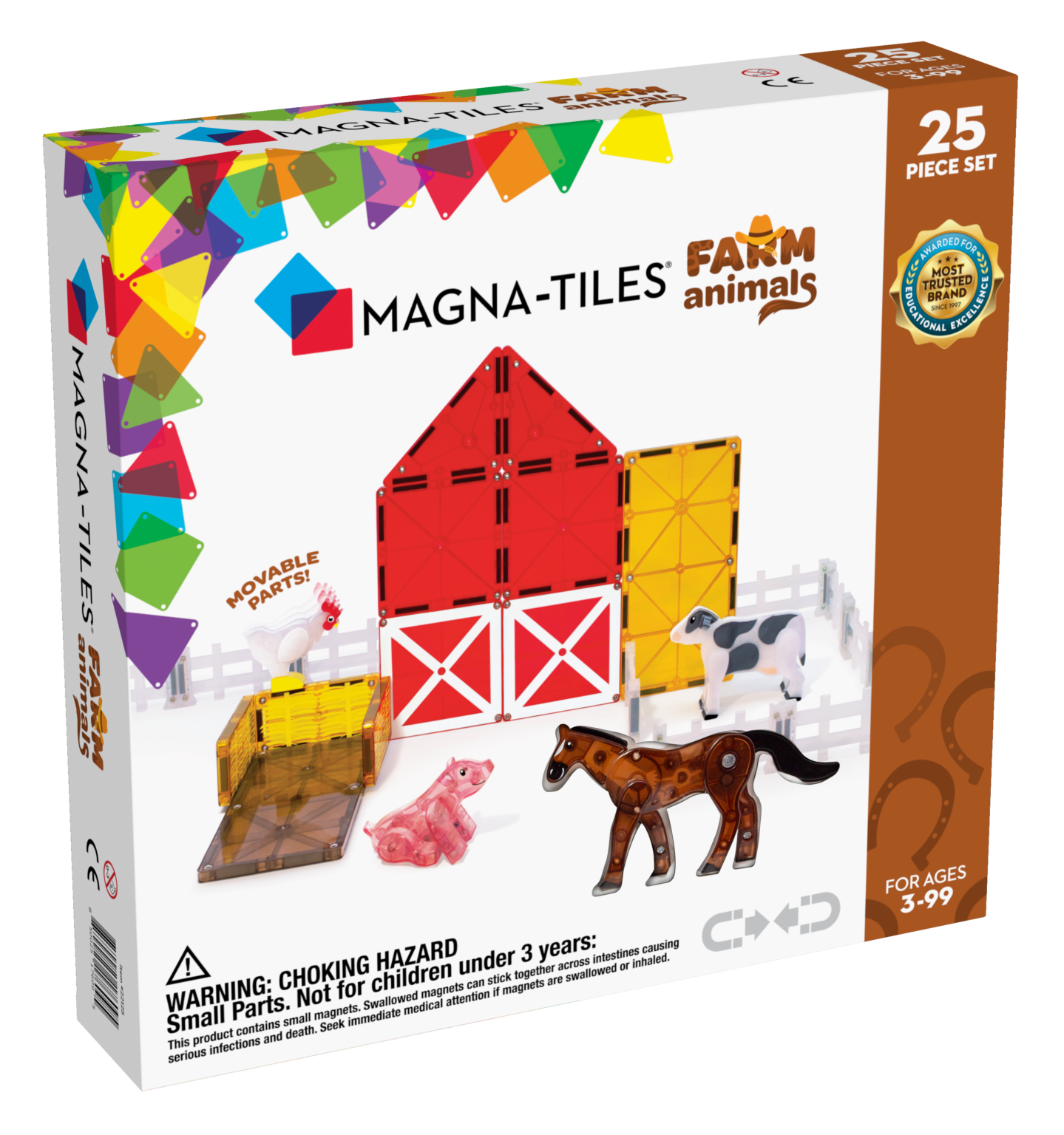 magna-tiles farm animals