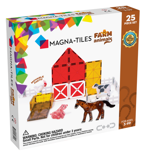 magna-tiles farm animals