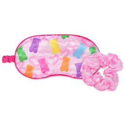 eye mask with scrunchie