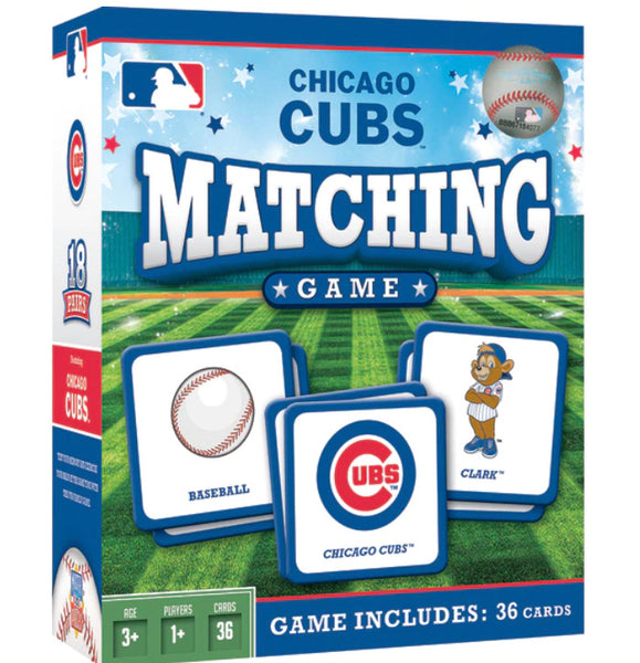 matching game - bears, cubs, blackhawks